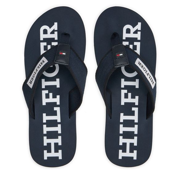 Tommy Hilfiger Japanke Tommy Hilfiger Patch Hilfiger Beach Sandal FM0FM05024 Tamnoplava