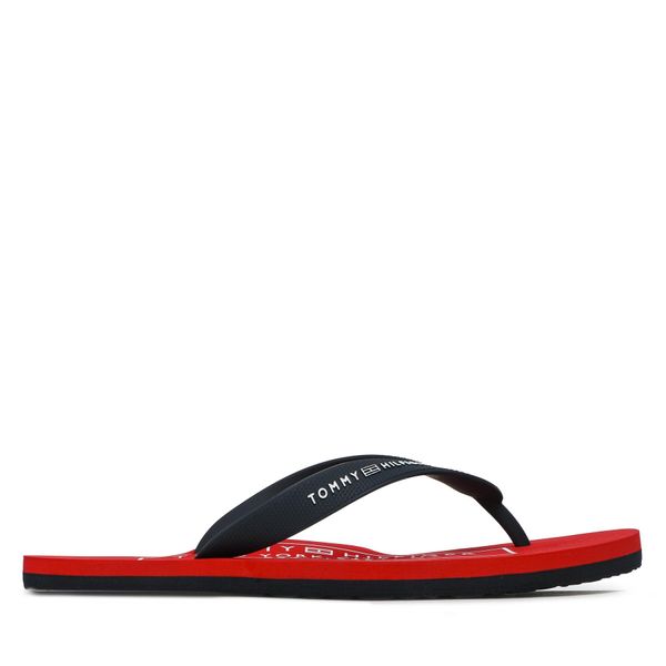 Tommy Hilfiger Japanke Tommy Hilfiger Rubber Hilfiger Beach Sandal FM0FM04468 Desert Sky DW5