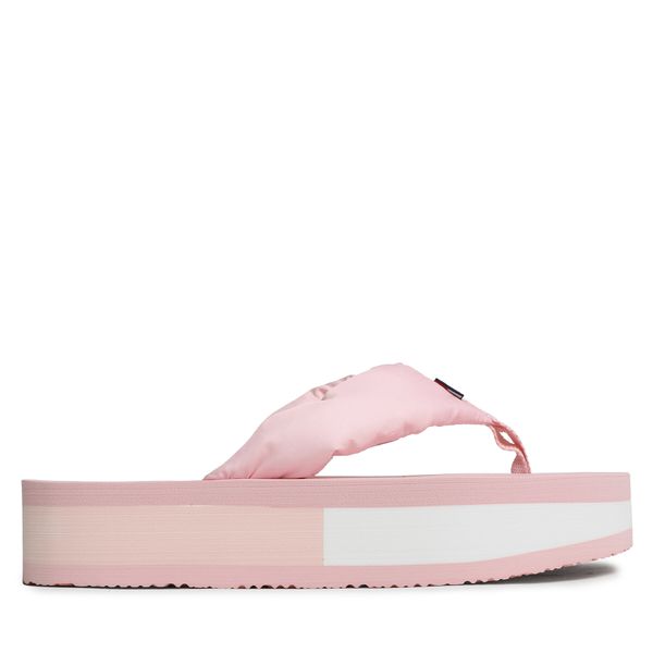 Tommy Jeans Japanke Tommy Jeans Webbing Mid Beach Sndl Nw Strip EN0EN02114 Misty Pink TH2