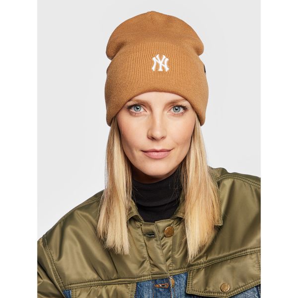 47 Brand Kapa 47 Brand Mbl New York Yankees Base Runner 47 Cuff Knit B-BRNCK17ACE-QLA Camel