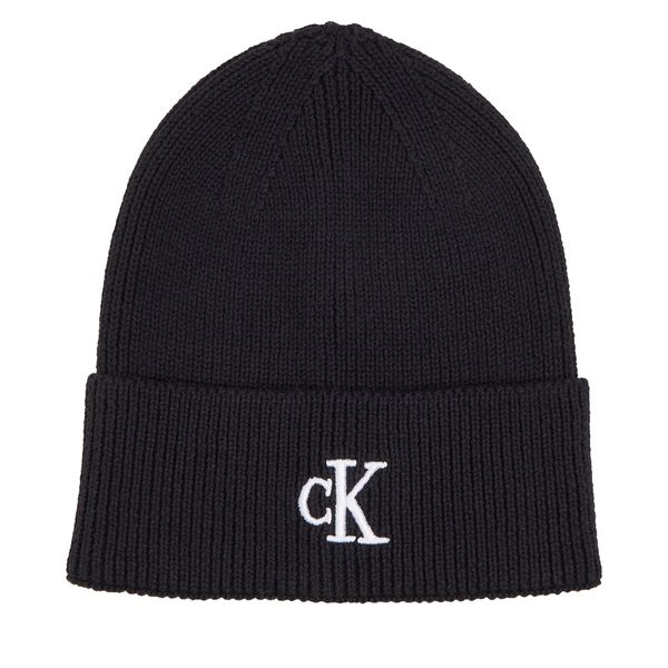 Calvin Klein Jeans Kapa Calvin Klein Jeans Archive Logo Beanie K60K611255 Black BDS