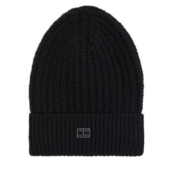 Tommy Jeans Kapa Tommy Jeans Tjw Cosy Knit Beanie AW0AW15462 Black BDS