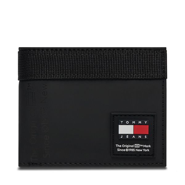 Tommy Jeans Mali muški novčanik Tommy Jeans Tjm Daily + Cc & Coin Wallet AM0AM12268 Black BDS