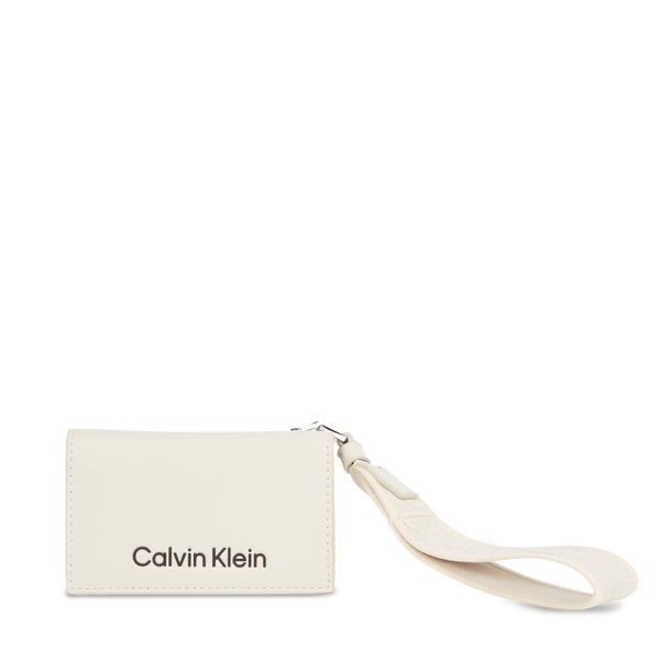 Calvin Klein Mali ženski novčanik Calvin Klein Gracie K60K611689 Dk Ecru PC4