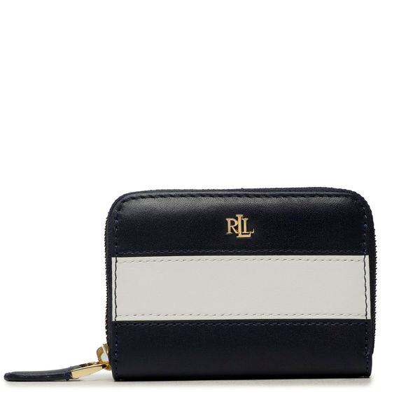 Lauren Ralph Lauren Mali ženski novčanik Lauren Ralph Lauren Sm Zip Wllet 432891182001 French Navy/White Stripe