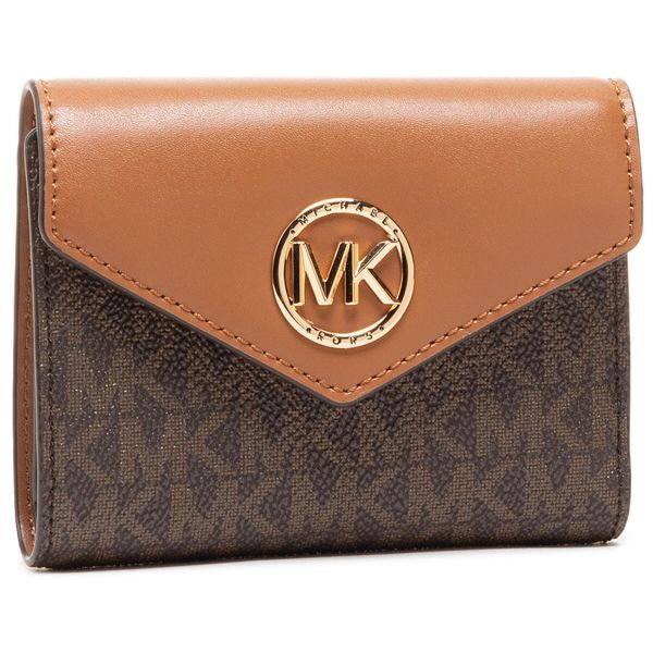 MICHAEL Michael Kors Mali ženski novčanik MICHAEL Michael Kors Carmen 34S1GNME6B Brn/Acorn 252