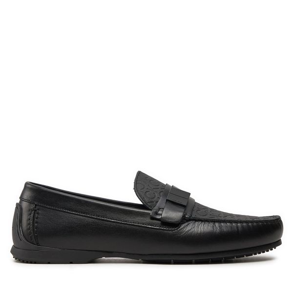 Calvin Klein Mokasinke Calvin Klein Driver W/ Iconic Plaque Mono HM0HM01500 Crna