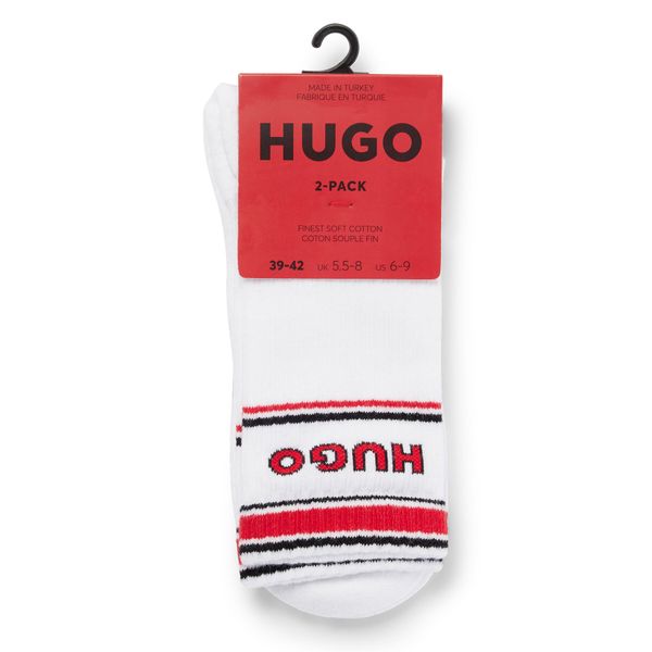 Hugo Muške niske čarape Hugo 50491624 White 100