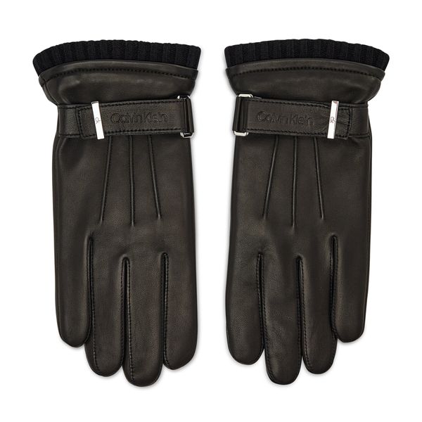 Calvin Klein Muške rukavice Calvin Klein Leather Rivet Gloves K50K507425 BAX