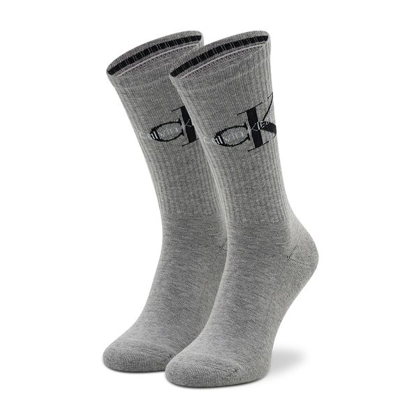Calvin Klein Jeans Muške visoke čarape Calvin Klein Jeans 701218732 Light Grey Melange 003