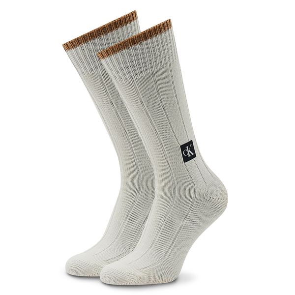 Calvin Klein Jeans Muške visoke čarape Calvin Klein Jeans 701219838 White 002