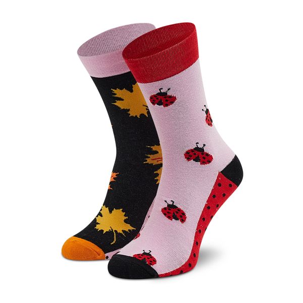 Dots Socks Muške visoke čarape Dots Socks DTS-SX459-R Ružičasta