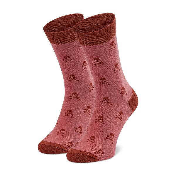 Dots Socks Muške visoke čarape Dots Socks SX-413-R Ružičasta