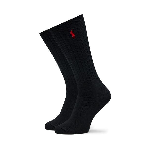 Polo Ralph Lauren Muške visoke čarape Polo Ralph Lauren 449876014001 Black Red Pp