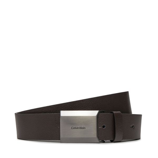 Calvin Klein Muški remen Calvin Klein Beveled Plaque 2.0 35Mm K50K511746 Smeđa