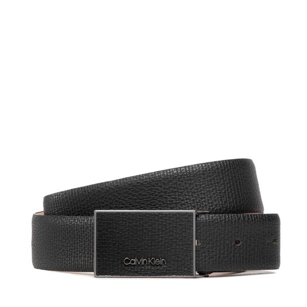 Calvin Klein Muški remen Calvin Klein Leather Inlay Plaque Pal 35Mm K50K509766 BAX