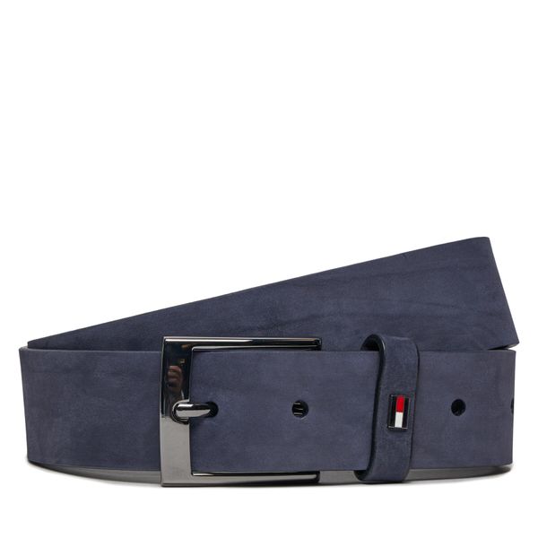 Tommy Hilfiger Muški remen Tommy Hilfiger Adan Nubuck 3.5 AM0AM12050 Space Blue DW6