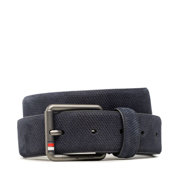 Tommy Hilfiger Muški remen Tommy Hilfiger Casual 3.5 Suede AM0AM10852 Tamnoplava