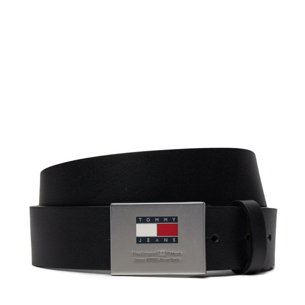Tommy Jeans Muški remen Tommy Jeans Tjm Flag Buckle Leather 3.5 AM0AM12269 Black BDS