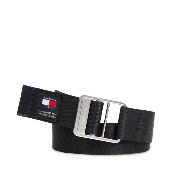Tommy Jeans Muški remen Tommy Jeans Tjm Webbing 3.5 AM0AM12341 Crna