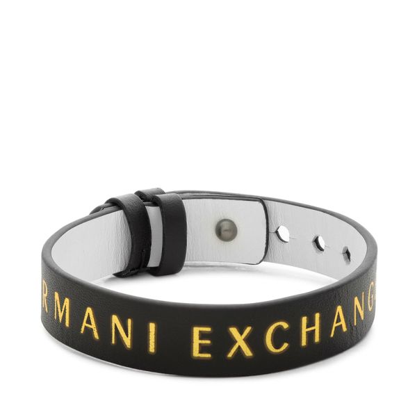 Armani Exchange Narukvica Armani Exchange Logo AXG0107040 White/Black