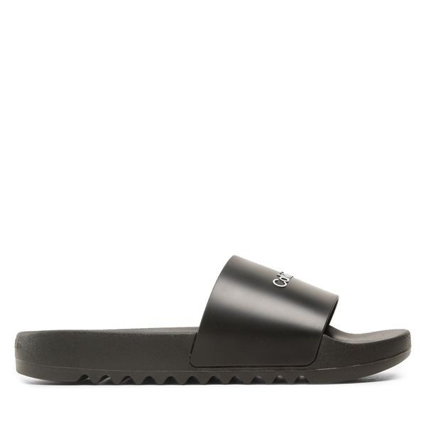 Calvin Klein Natikače Calvin Klein Chuncky Pool Slide Rub HM0HM01063 Crna