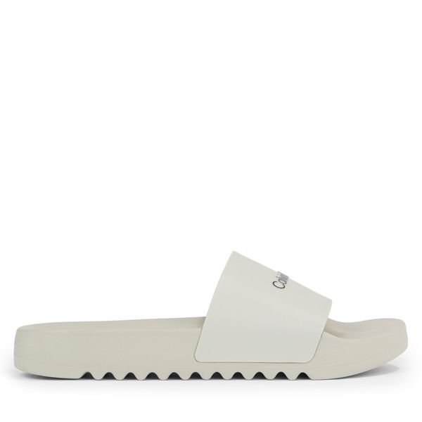 Calvin Klein Natikače Calvin Klein Chuncky Pool Slide Rub HM0HM01063 Feather Grey ABY