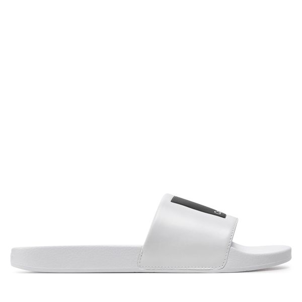 Calvin Klein Natikače Calvin Klein Pool Slide Hf Logo HM0HM01466 Bijela