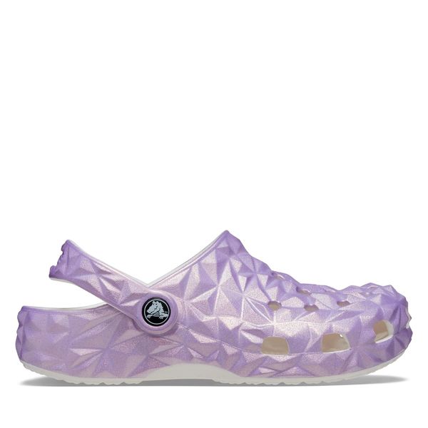 Crocs Natikače Crocs Classic Iridescent Geo Clog 209841 White 100