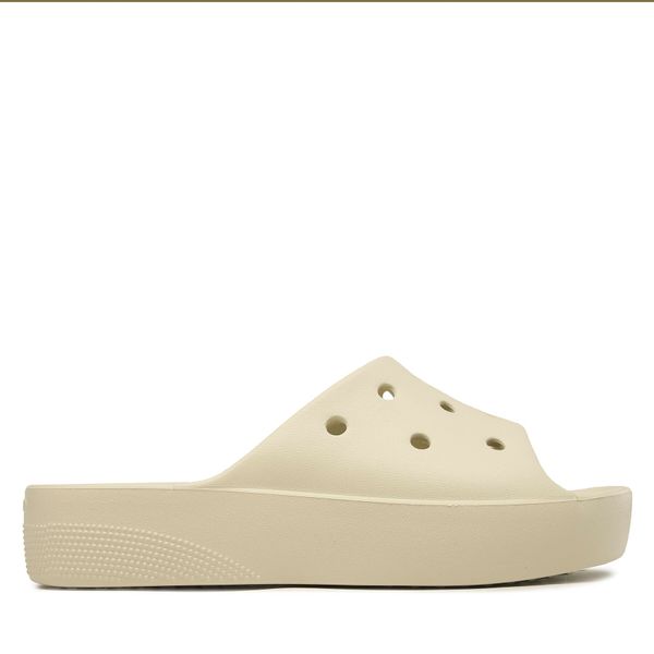 Crocs Natikače Crocs Classic Platform Slide 208180 Bež