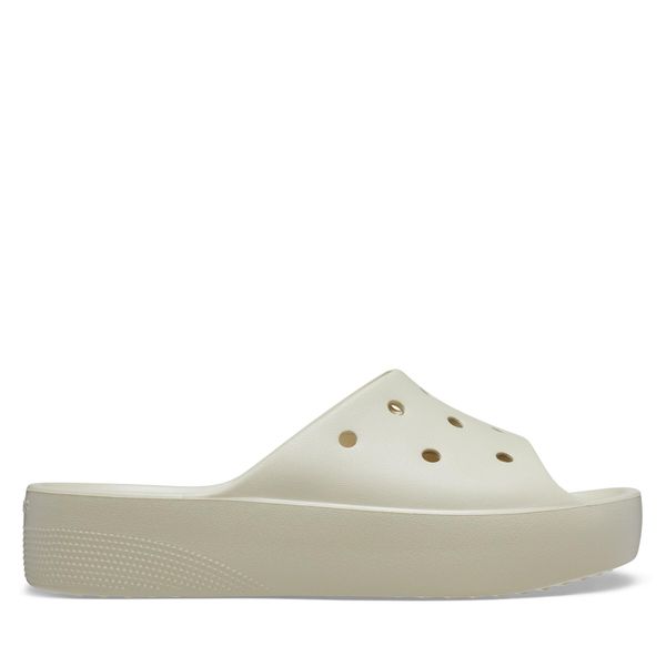 Crocs Natikače Crocs Classic Platform Slide 208180 Bone