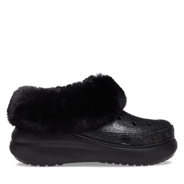 Crocs Natikače Crocs Crocs Furever Crush Crystal Glitter 208974 Black 001