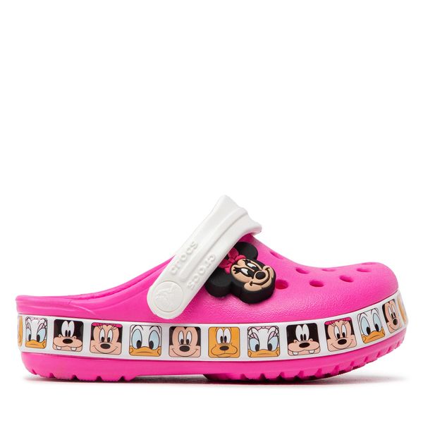 Crocs Natikače Crocs Fl Minnie Mouse Band 207720 Electric Rose