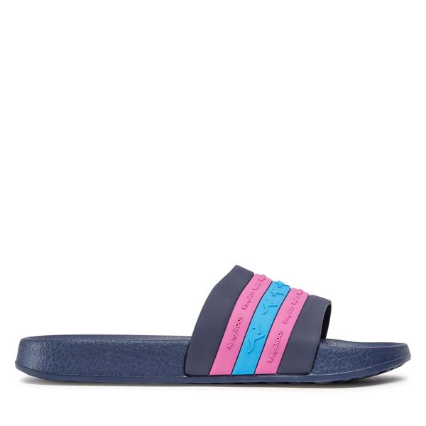 KangaRoos Natikače KangaRoos Kangaslide Kids 18556 000 4204 Dk Navy/Daisy Pink