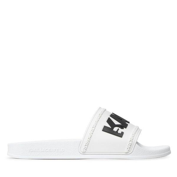 KARL LAGERFELD Natikače KARL LAGERFELD KL70004 White Rubber W/Black