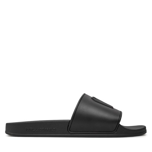 KARL LAGERFELD Natikače KARL LAGERFELD KL70015 Black Rubber V00