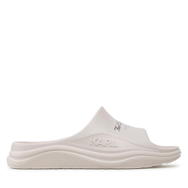 KARL LAGERFELD Natikače KARL LAGERFELD KL75007 Off White Eco Eva