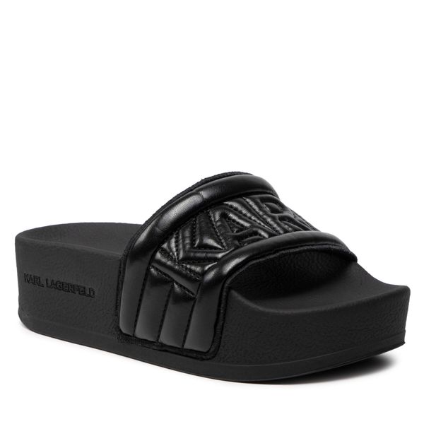 KARL LAGERFELD Natikače KARL LAGERFELD KL80825 Black Pu