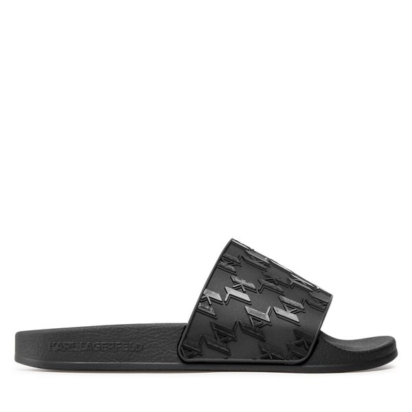 KARL LAGERFELD Natikače KARL LAGERFELD KL80903 Black Rubber