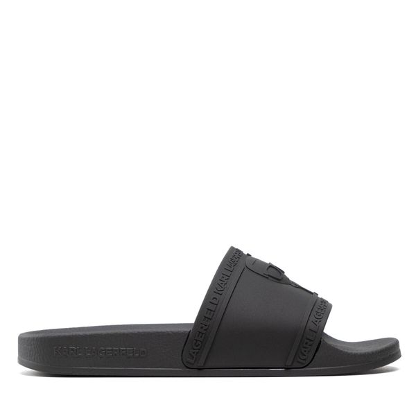 KARL LAGERFELD Natikače KARL LAGERFELD KL80919 Black Rubber