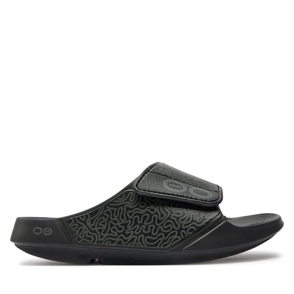 OOfos Natikače OOfos Ooahh Sport Black Labirinth