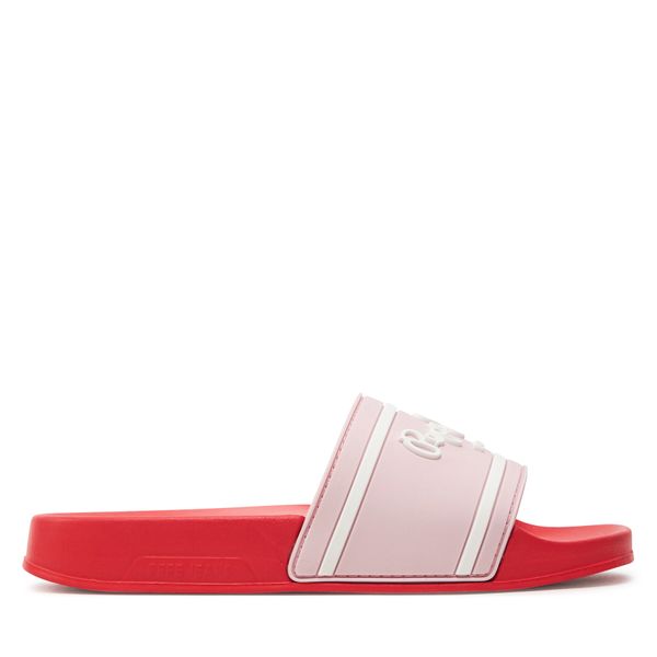 Pepe Jeans Natikače Pepe Jeans Slider Logo G PGS70061 Ružičasta