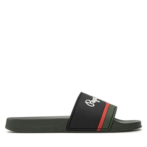 Pepe Jeans Natikače Pepe Jeans Slider Portobello M PMS70123 Kaki