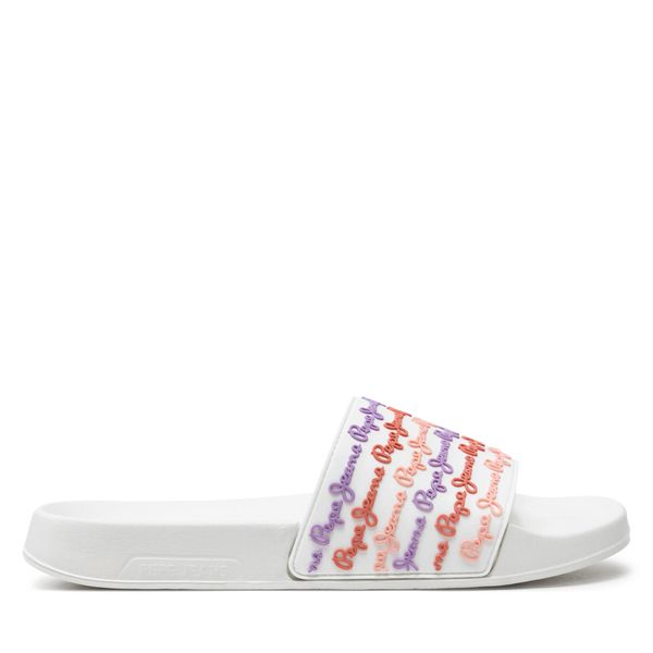 Pepe Jeans Natikače Pepe Jeans Slider Set W PLS70145 Bijela