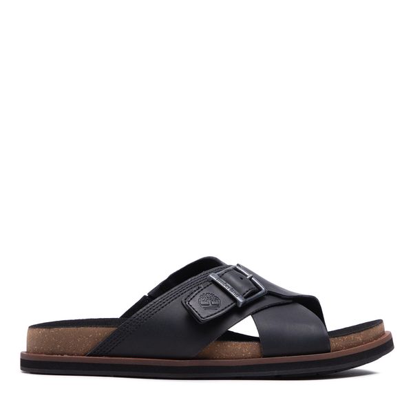 Timberland Natikače Timberland Amalfi Vibes Cross Slide TB0A2B65015 Black Leather