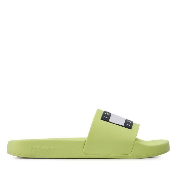 Tommy Jeans Natikače Tommy Jeans Flag Pool Sld Ess EN0EN02115 Zelena