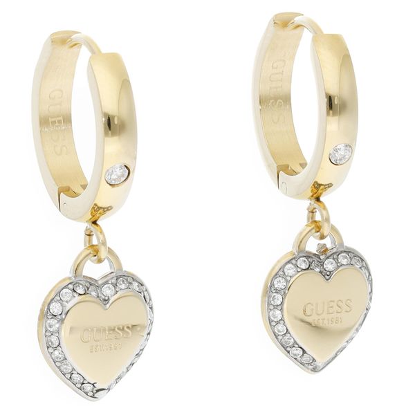 Guess Naušnice Guess JUBE01 426JW YELLOW GOLD