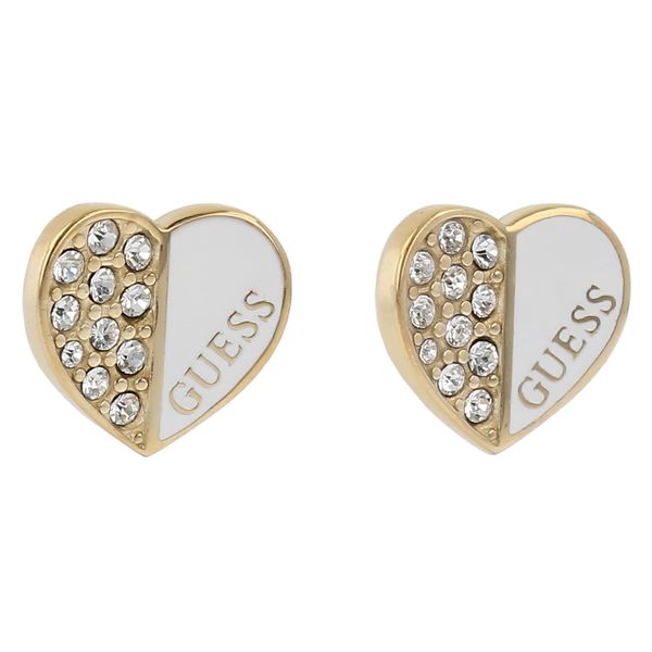 Guess Naušnice Guess Love Guess JUBE03 048JW YGWH