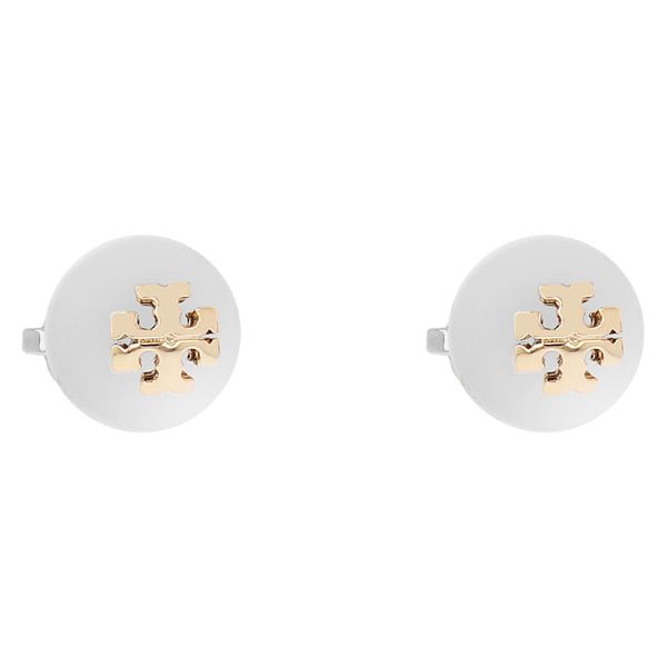 Tory Burch Naušnice Tory Burch 152866 Tory Silver/Tory Gold 024