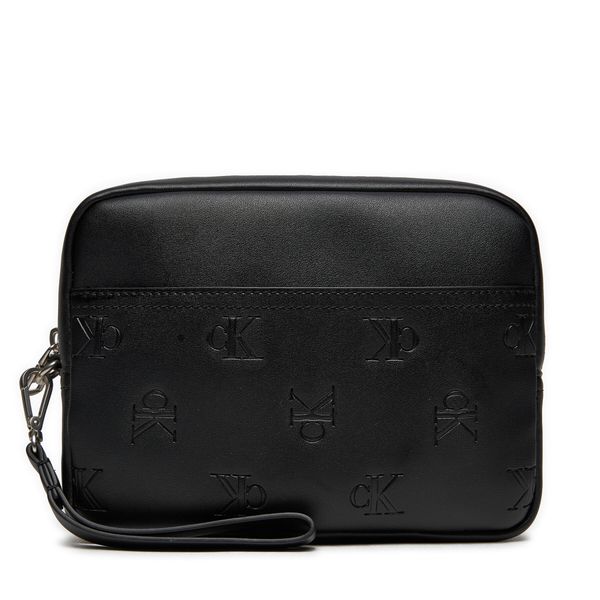 Calvin Klein Jeans Neseser Calvin Klein Jeans Aop Emboss Zip Pouch K50K512066 Crna